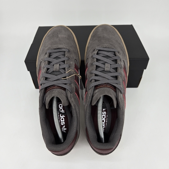 New adidas Busenitz Vulc II Charcoal Shadow Red Gum Men's Shoes Size 11.5 - Picture 5 of 8